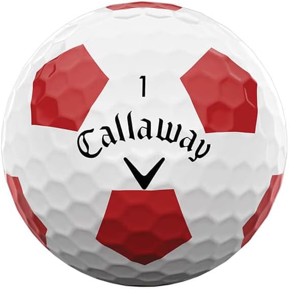 Golf 2022 Chrome Soft Golf Balls (True Track (Red/Blue)