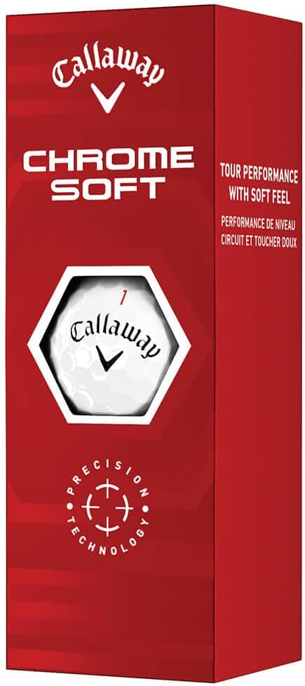 Golf 2022 Chrome Soft Golf Balls (True Track (Red/Blue)