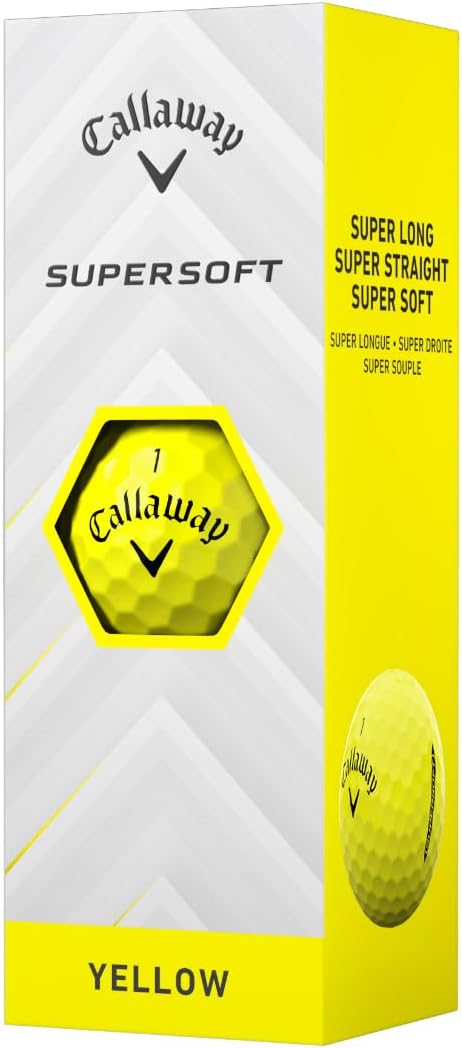 Callaway Supersoft Golf Balls: Maximize Distance, Soft Feel, Control for All Golfers