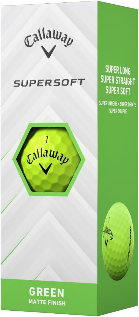 Callaway Supersoft Golf Balls: Maximize Distance, Soft Feel, Control for All Golfers