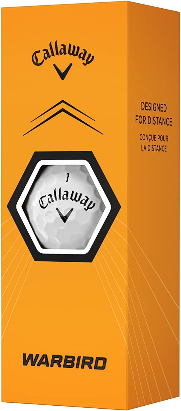 Callaway Warbird Golf Balls: Maximum Distance, High Speed, Enhanced Feel
