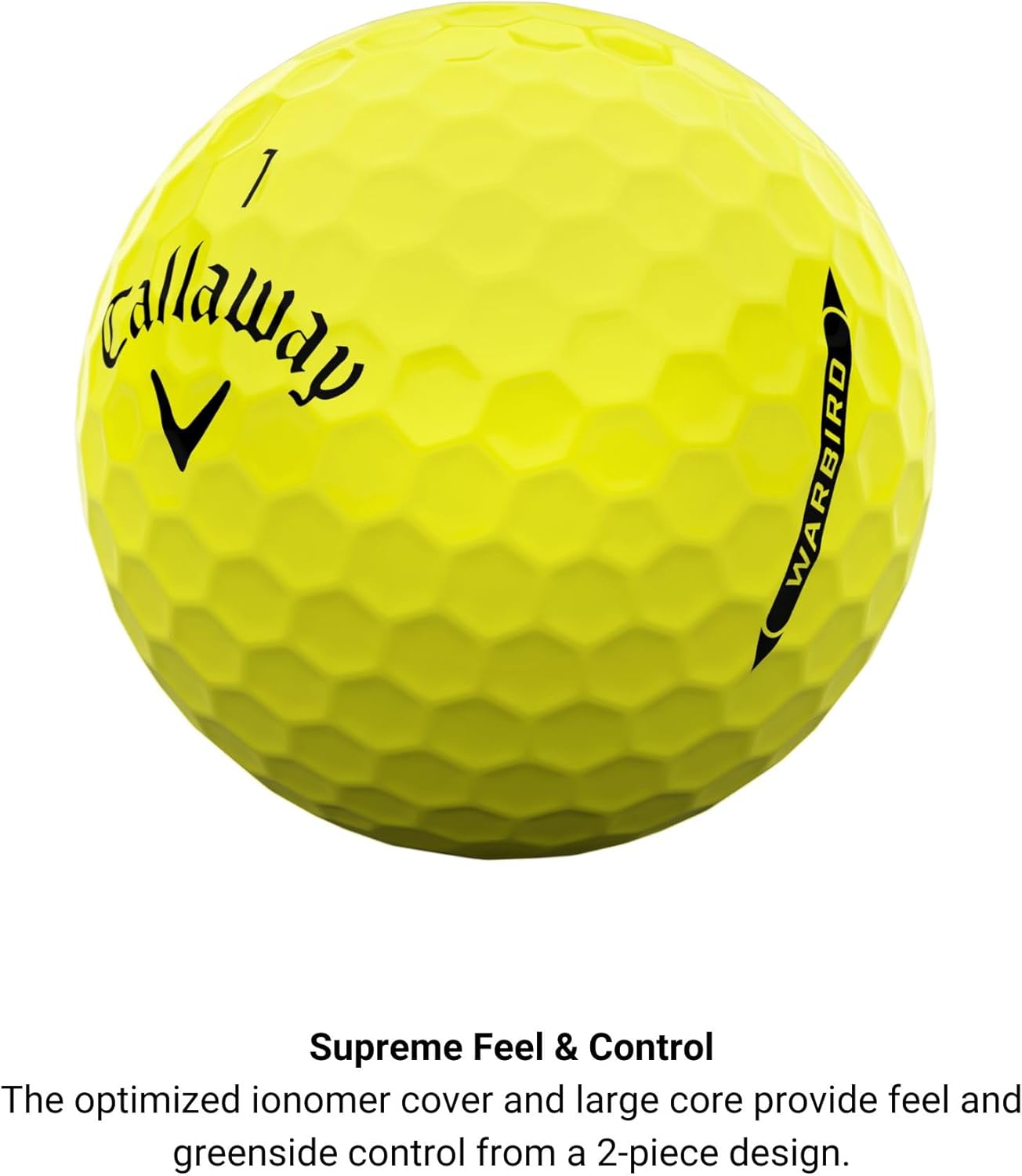 Callaway Warbird Golf Balls: Maximum Distance, High Speed, Enhanced Feel