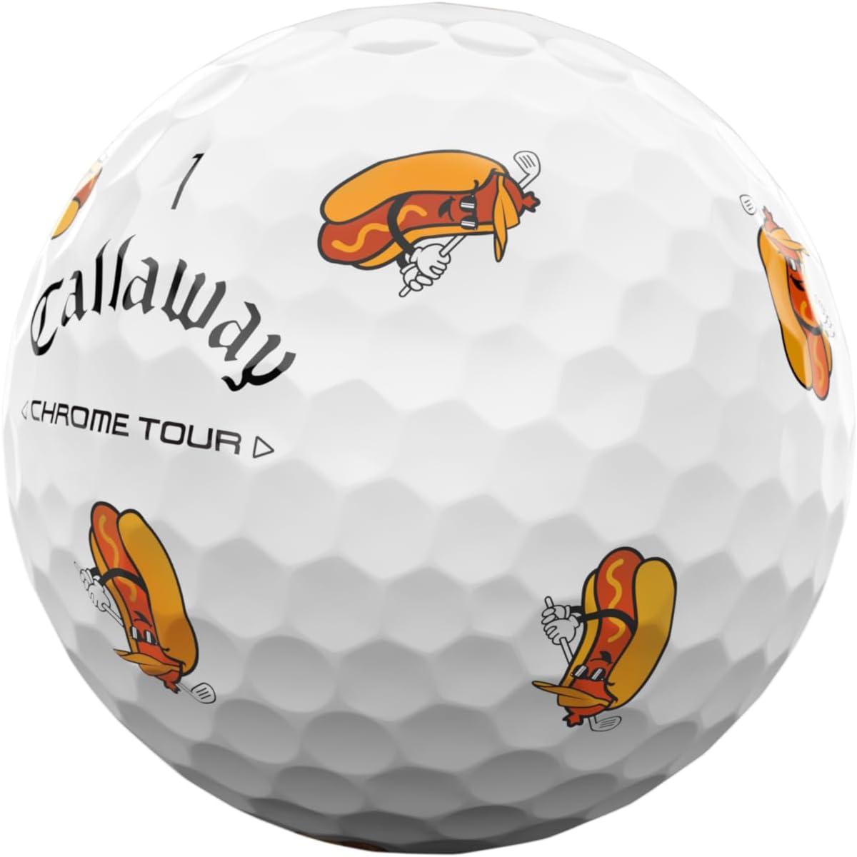 Callaway Chrome Tour Golf Balls: Hyper Fast Core, Triple Track Alignment, Tour Performance
