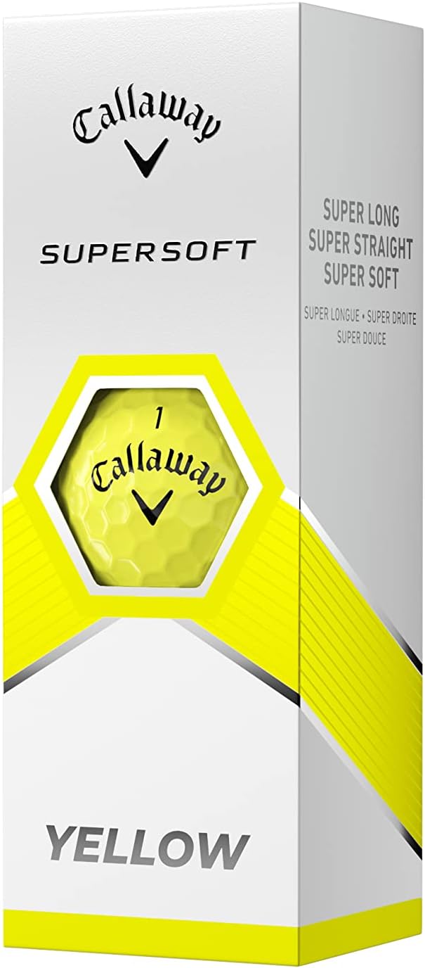 Callaway Supersoft Golf Balls: Maximize Distance, Soft Feel, Control for All Golfers