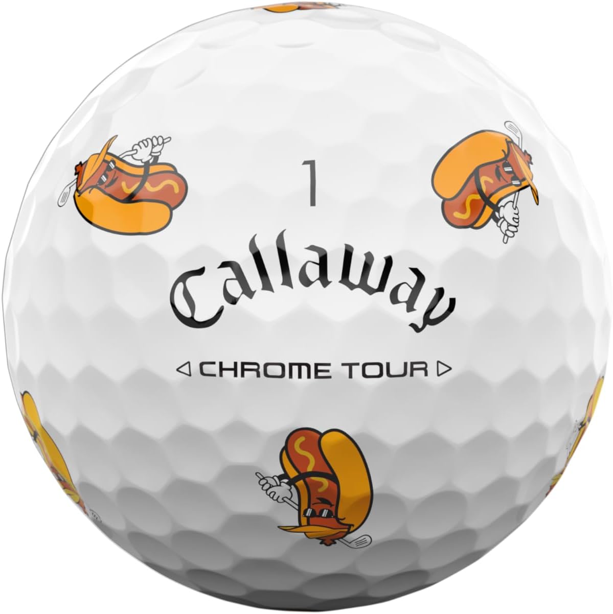 Callaway Chrome Tour Golf Balls: Hyper Fast Core, Triple Track Alignment, Tour Performance