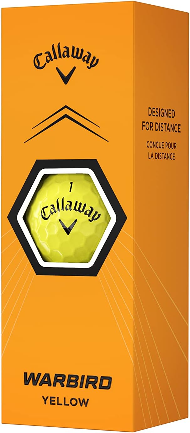 Callaway Warbird Golf Balls: Maximum Distance, High Speed, Enhanced Feel