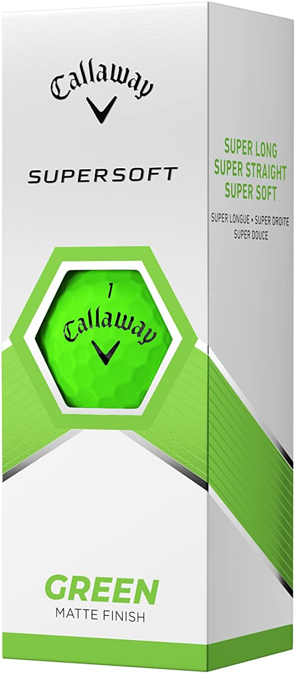 Callaway Supersoft Golf Balls: Maximize Distance, Soft Feel, Control for All Golfers