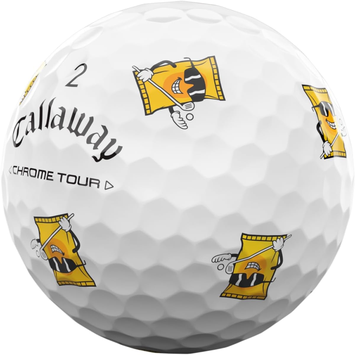 Callaway Chrome Tour Golf Balls: Hyper Fast Core, Triple Track Alignment, Tour Performance