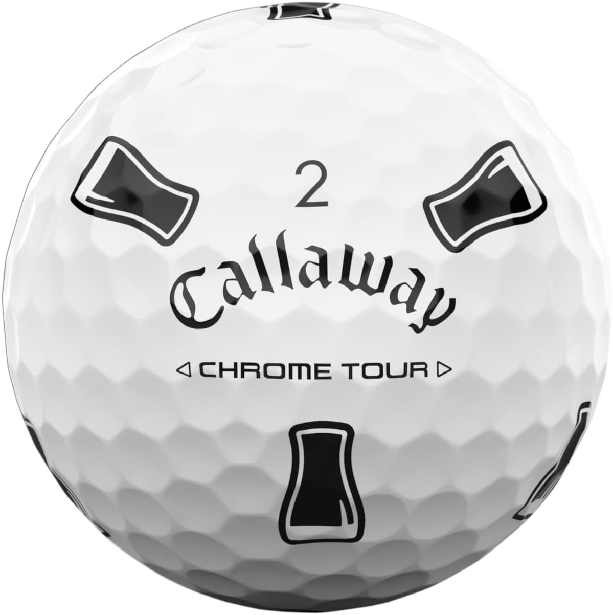 Callaway Chrome Tour Golf Balls: Hyper Fast Core, Triple Track Alignment, Tour Performance