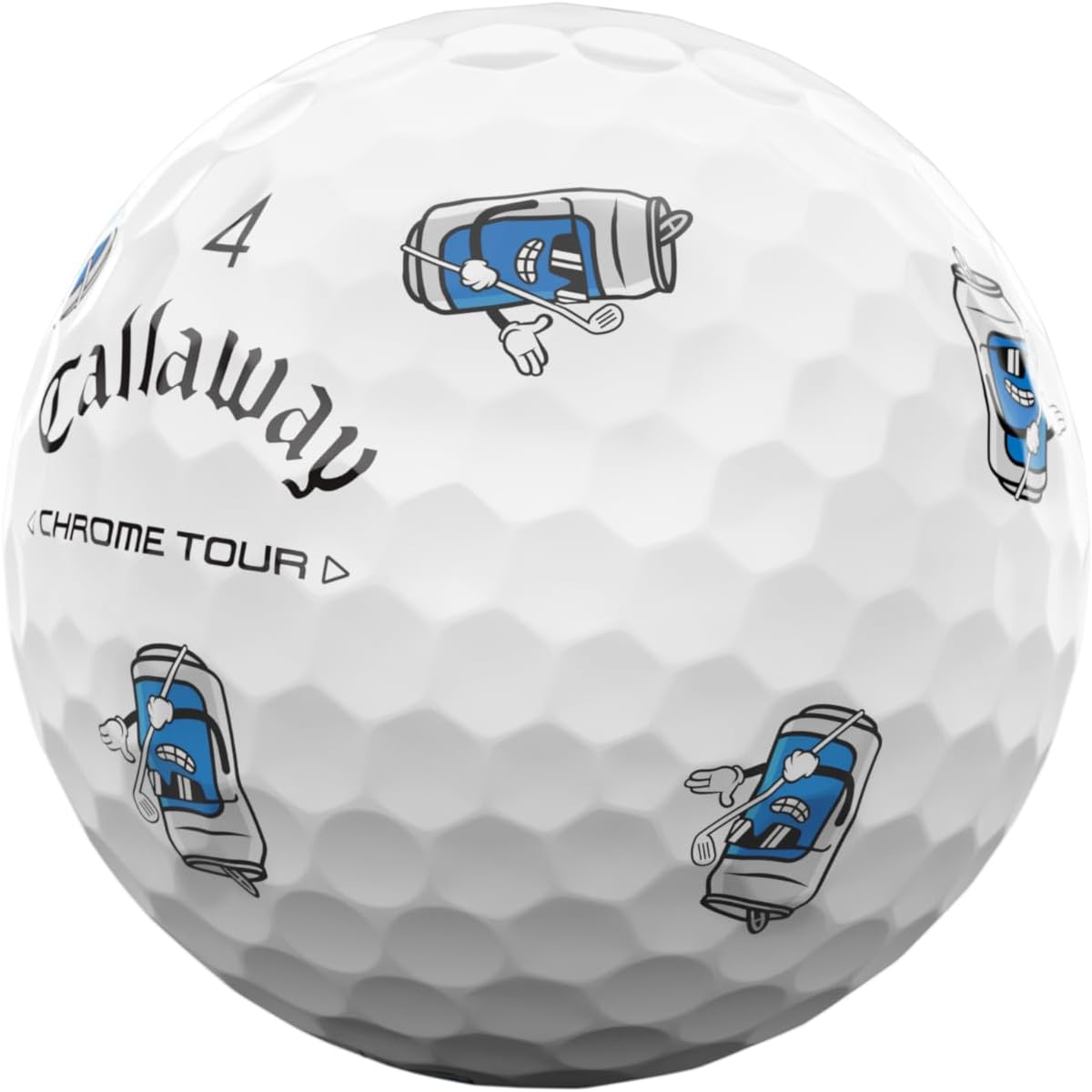 Callaway Chrome Tour Golf Balls: Hyper Fast Core, Triple Track Alignment, Tour Performance