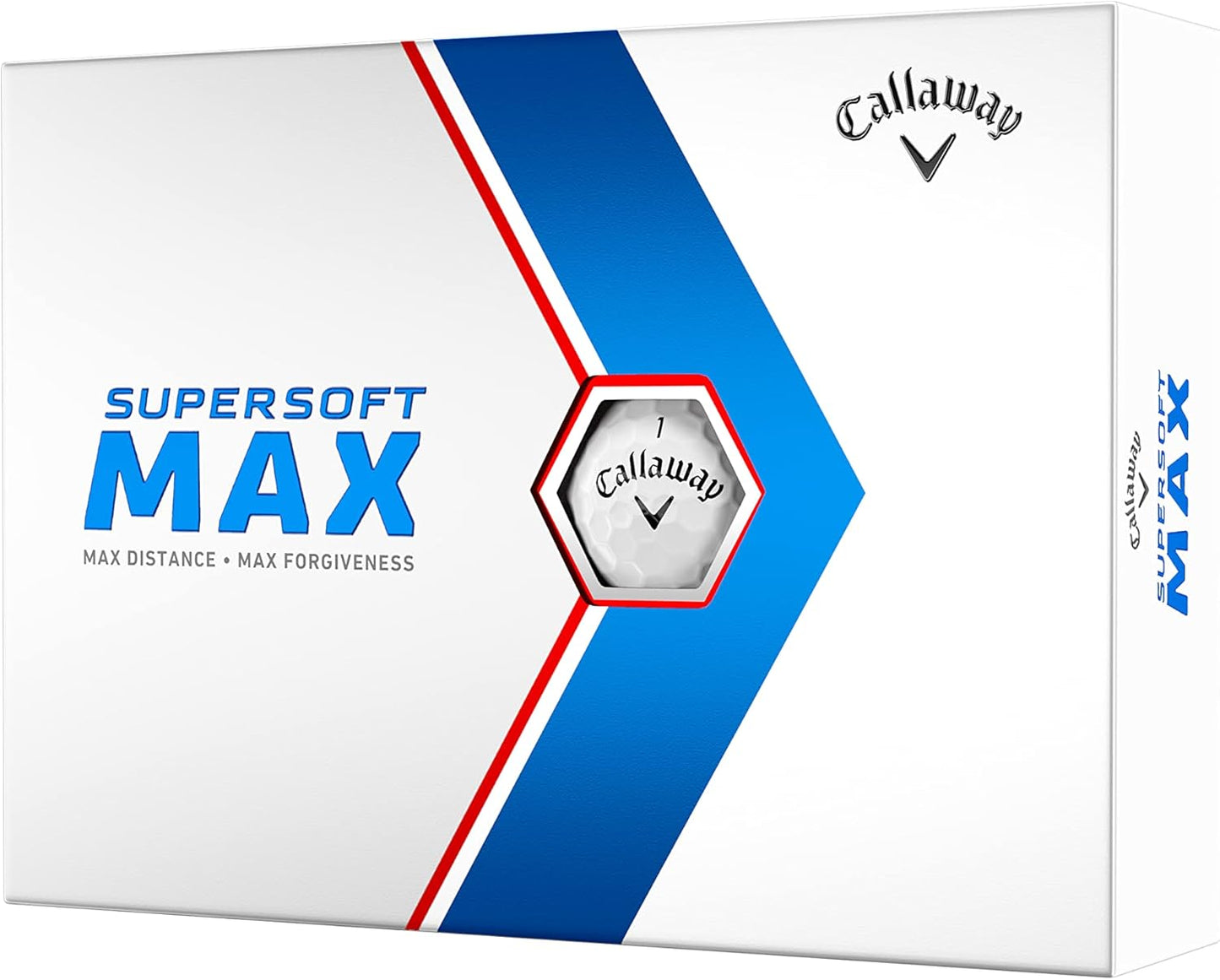 Callaway Supersoft Max Golf Balls - Enhanced Distance, Forgiveness, High Launch