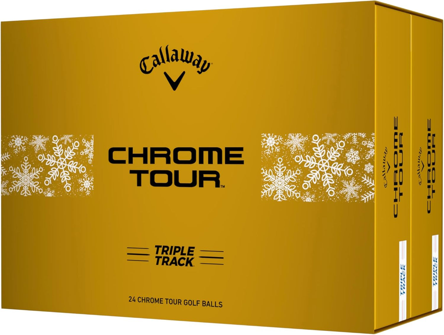 Callaway Chrome Tour Golf Balls: Hyper Fast Core, Triple Track Alignment, Tour Performance