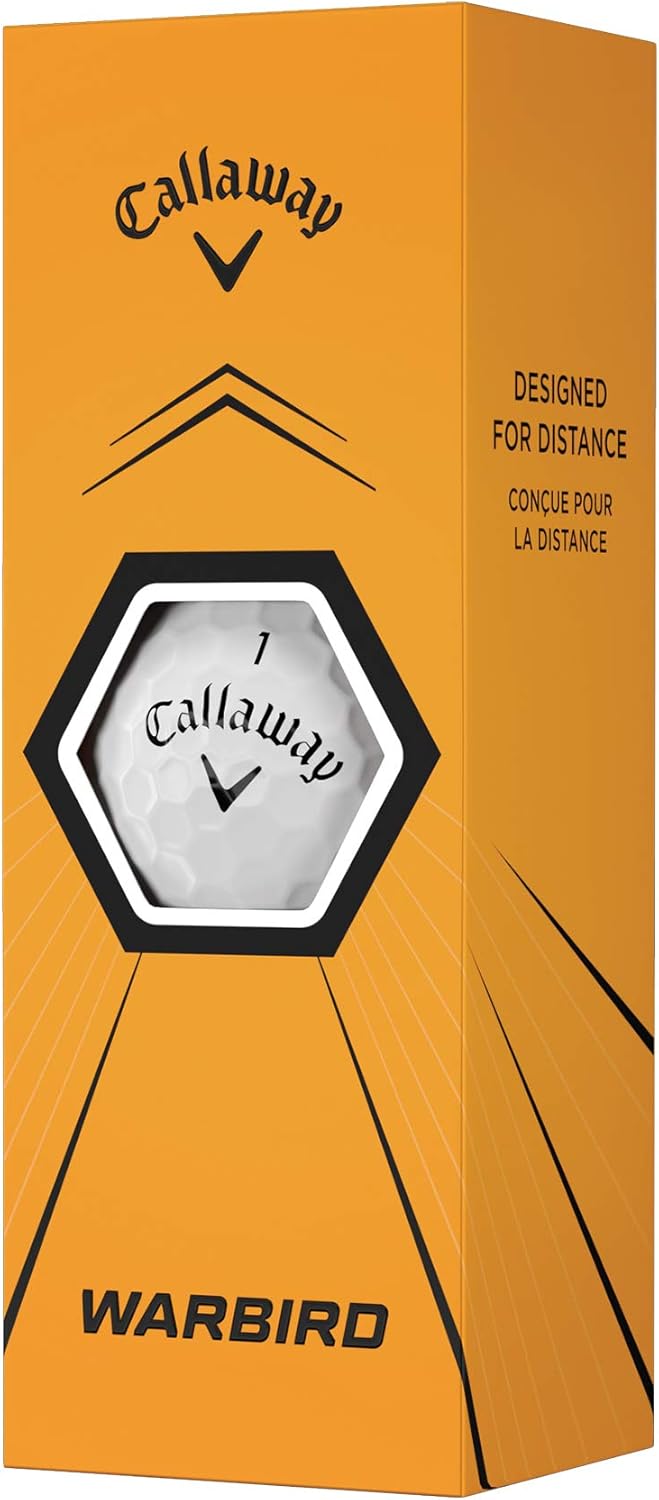 Callaway Warbird Golf Balls: Maximum Distance, High Speed, Enhanced Feel