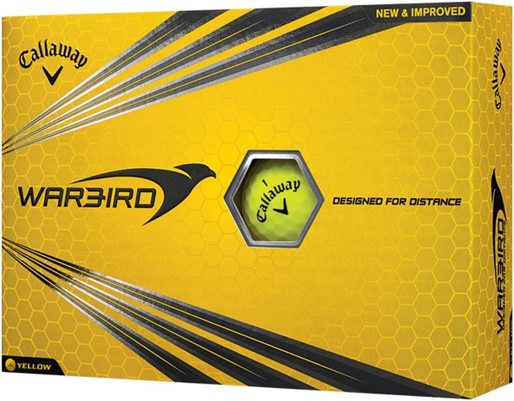 Callaway Warbird Golf Balls: Maximum Distance, High Speed, Enhanced Feel