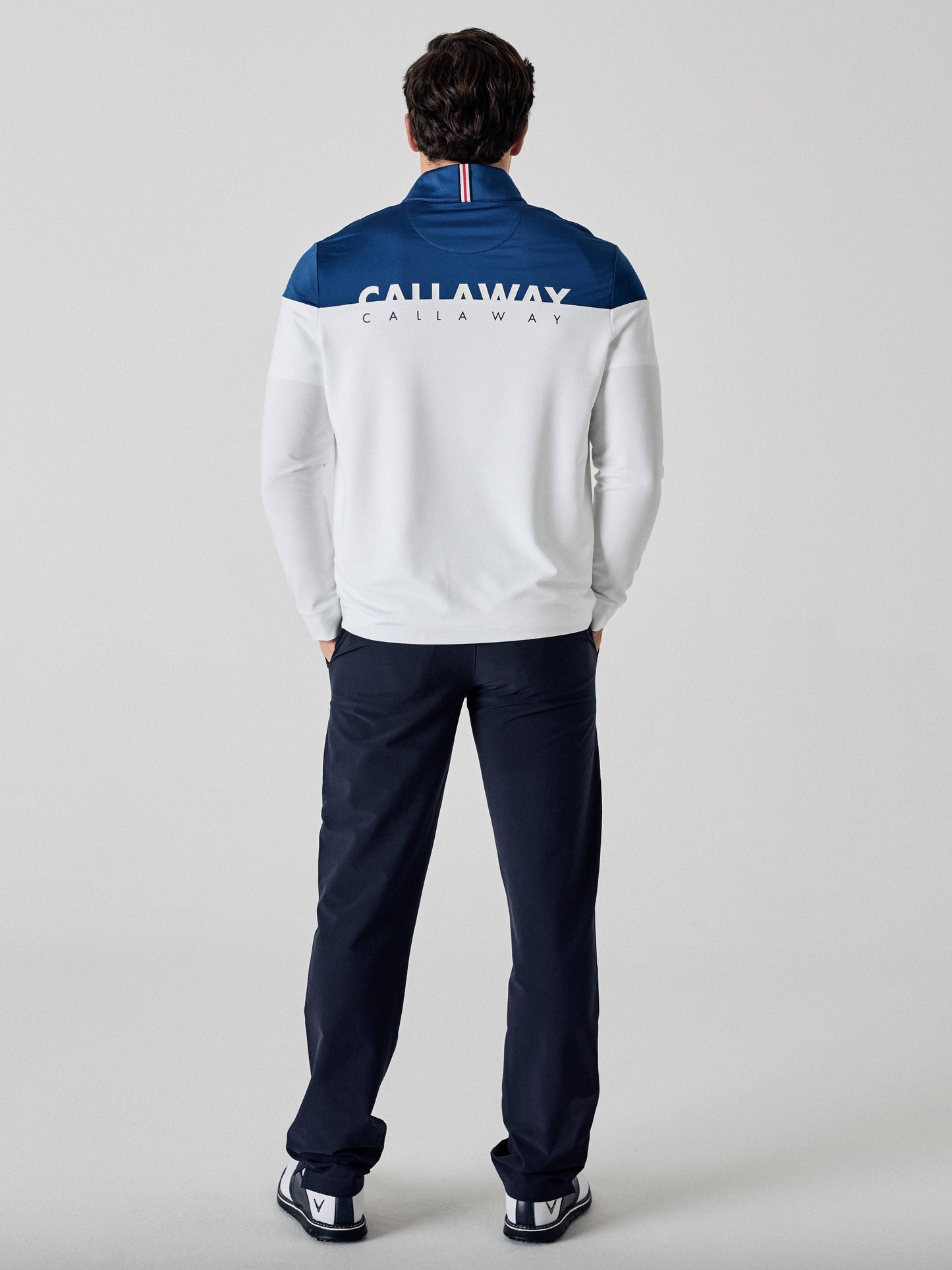 Legacy Collection™ Mens Logo Block 1/4 Zip Golf Sweater
