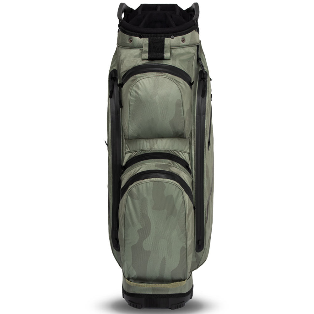 Chase 14 Dry Waterproof Cart Bag - Green Camo
