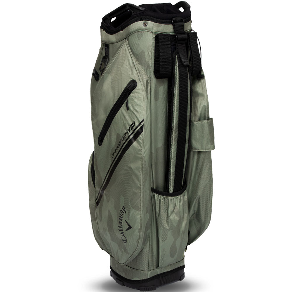 Chase 14 Dry Waterproof Cart Bag - Green Camo