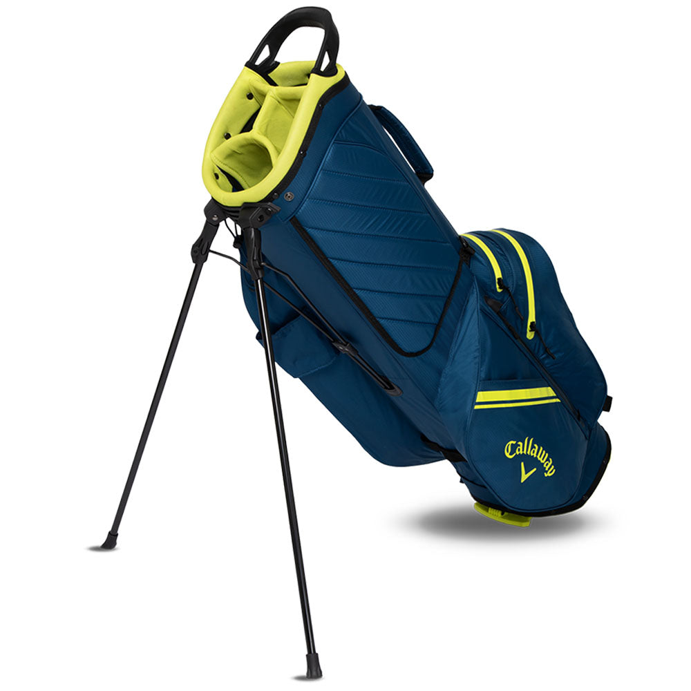Chase 14 Dry Waterproof Stand Bag - Navy/Florescent Yellow