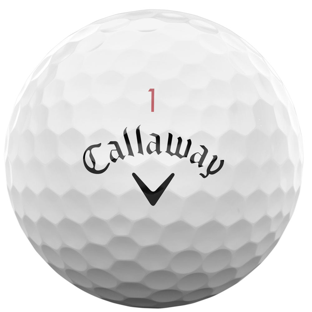 Callaway Chrome Soft White Golf Balls: Fast Core, Tour Urethane Cover, 12-Pack