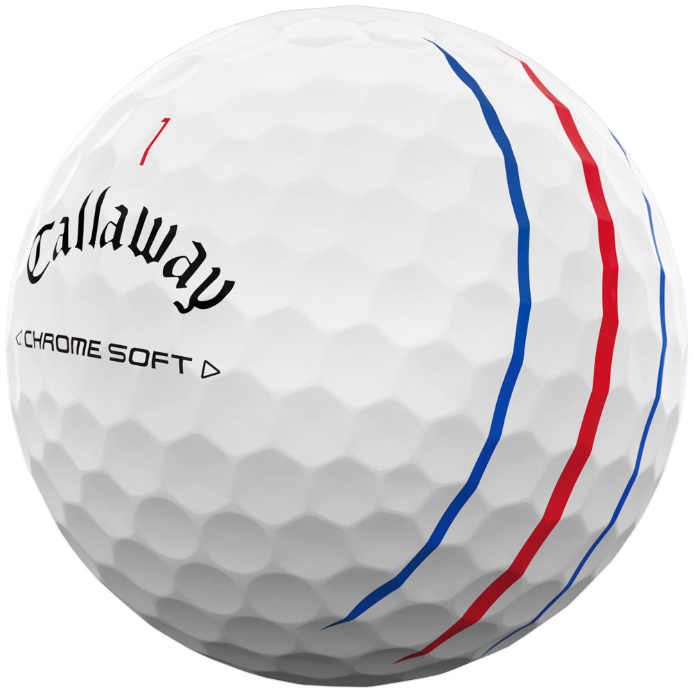 Callaway Chrome Soft Triple Track Golf Balls: Tour Quality, Distance, Spin, Soft Feel