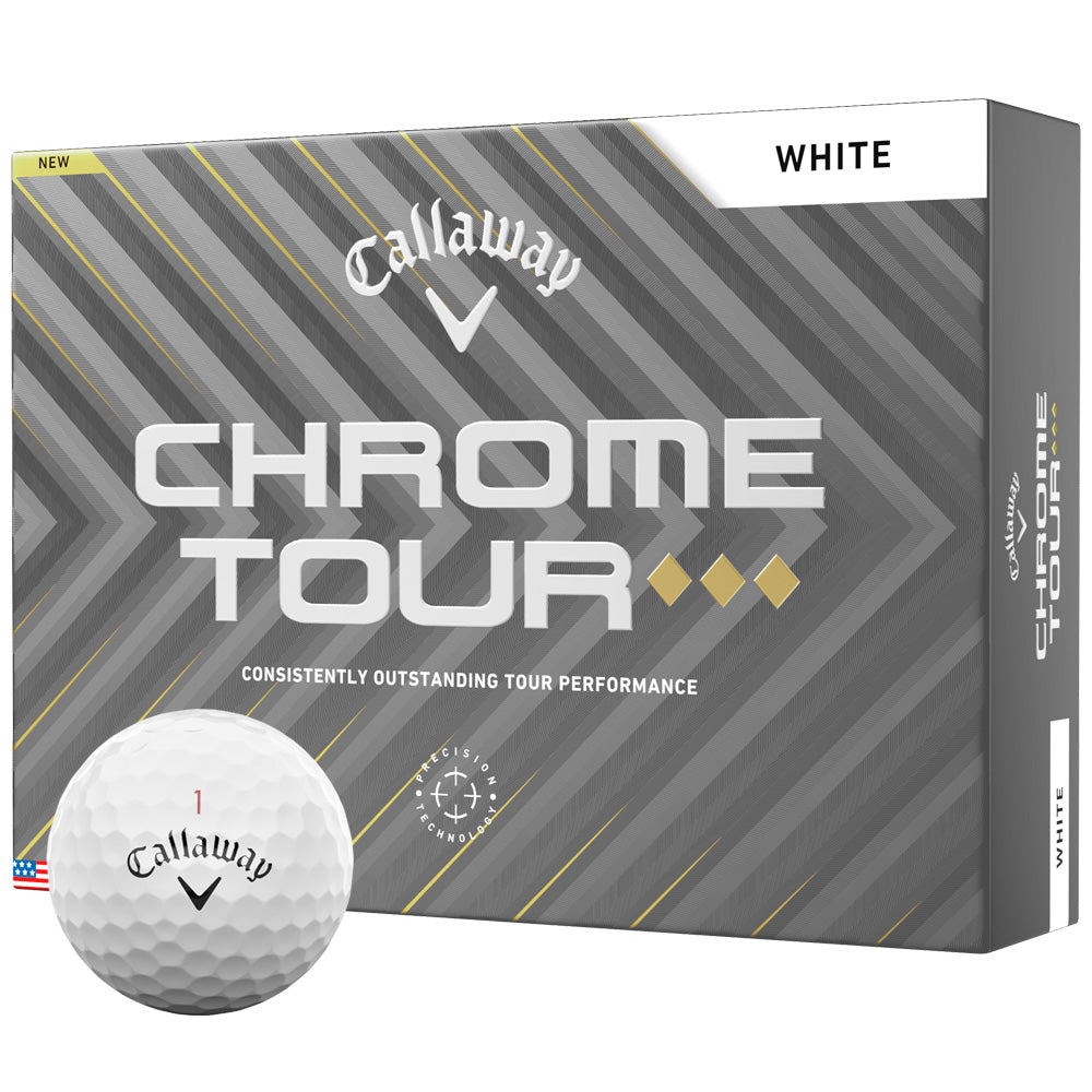 Callaway Chrome Tour TD Golf Balls: 12-Pack, Fast Core, Ultimate Tour Control