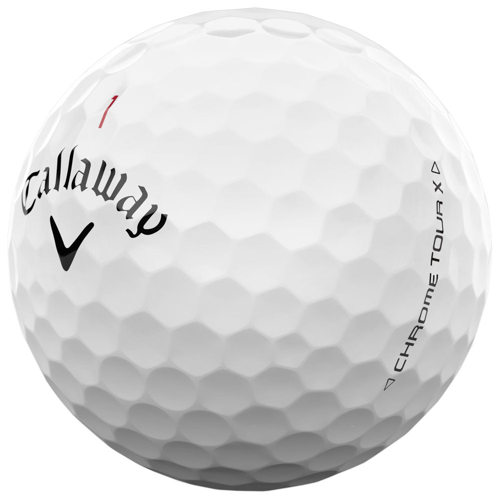 Callaway Chrome Tour X Golf Balls: White, 12-Pack, Optimal Speed & Control