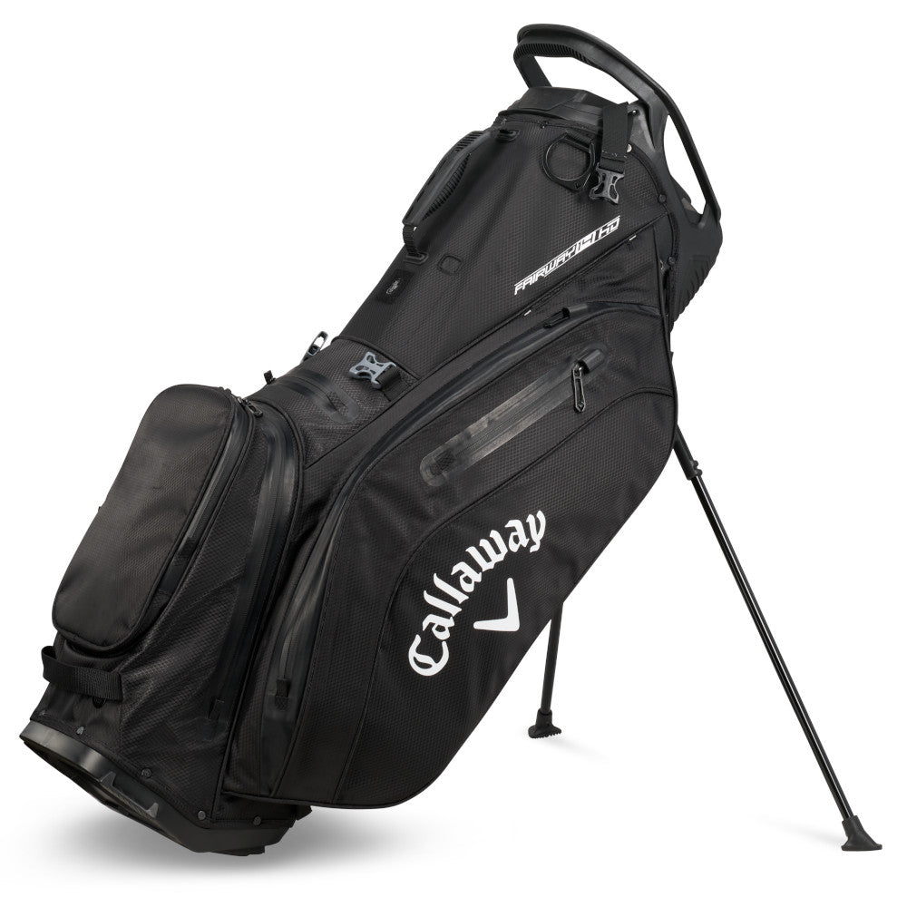 Fairway 14 HD Waterproof Stand Bag - Black