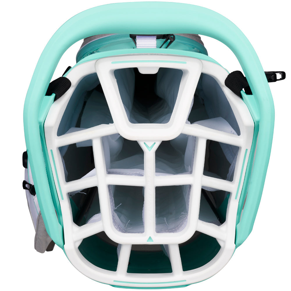 Fairway 14 Stand Bag - Aqua/White/Silver Heather