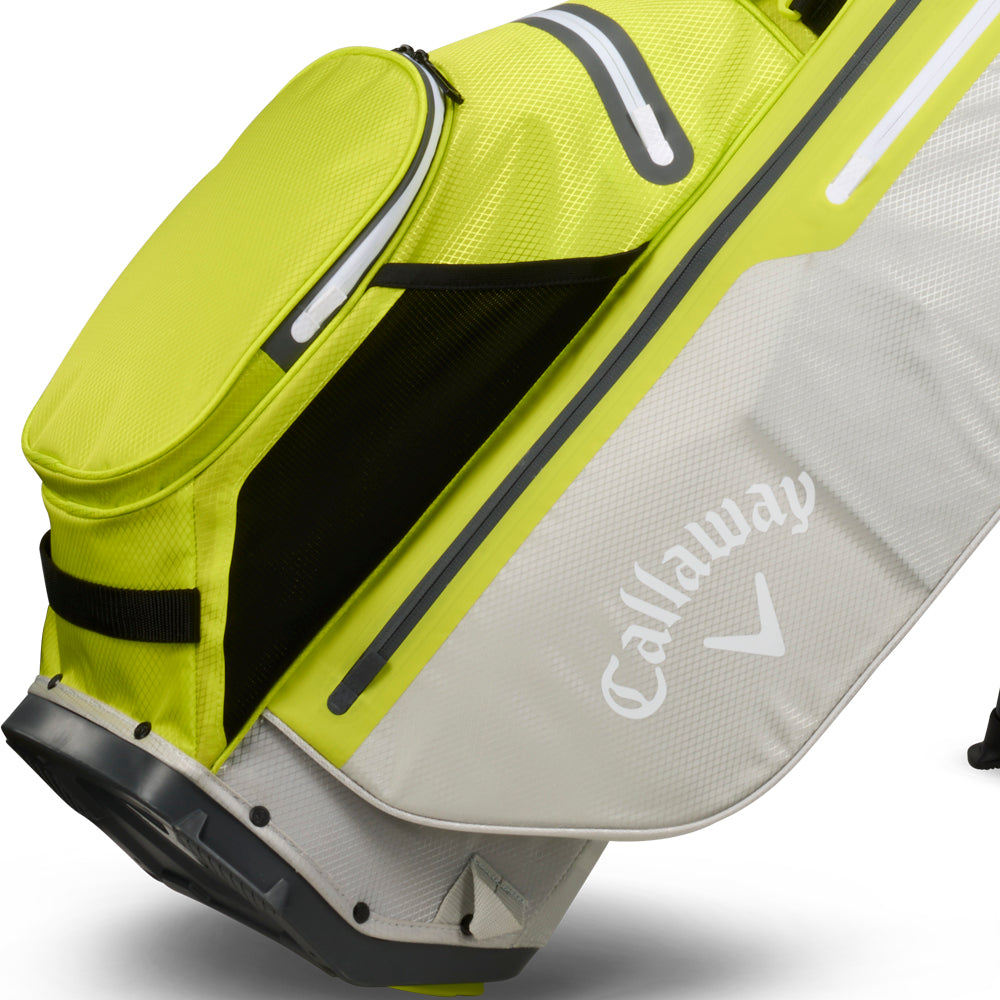 Fairway Plus HD Waterproof Stand Bag - Floral Yellow/Grey/Graphite