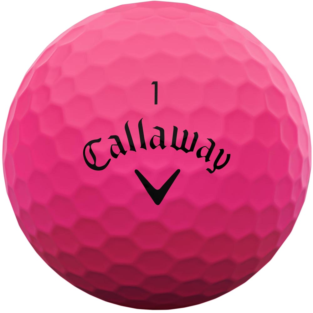 Callaway Supersoft Golf Balls - Matte Pink - Long Distance, Soft Feel, Control