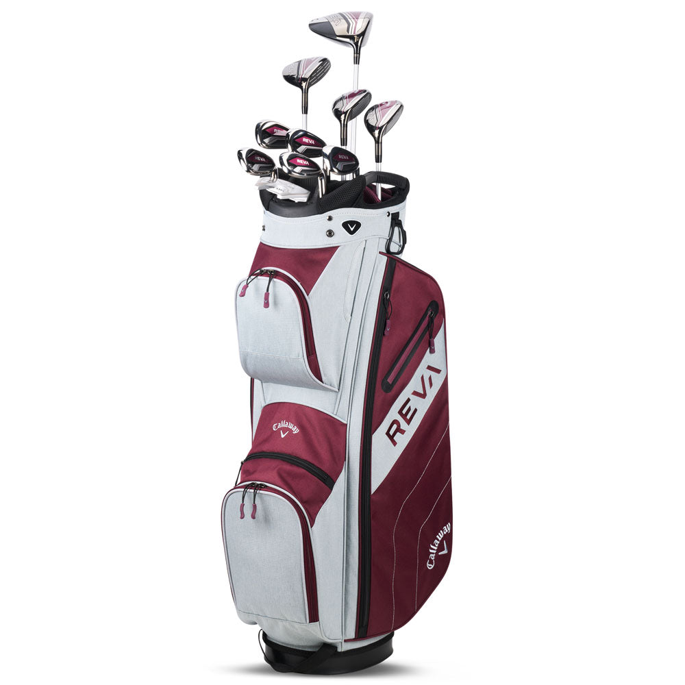 REVA 11-Piece Cart Bag Package Set Ladies - Eggplant