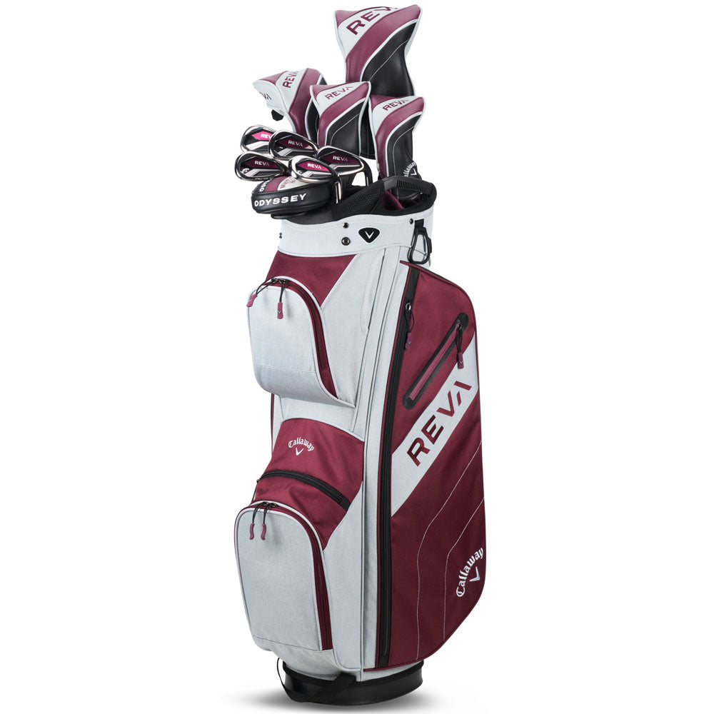 REVA 11-Piece Cart Bag Package Set Ladies - Eggplant