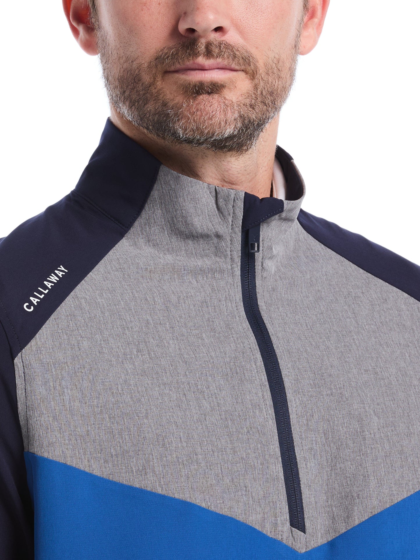 Mens 1/2 Zip Wind Jacket