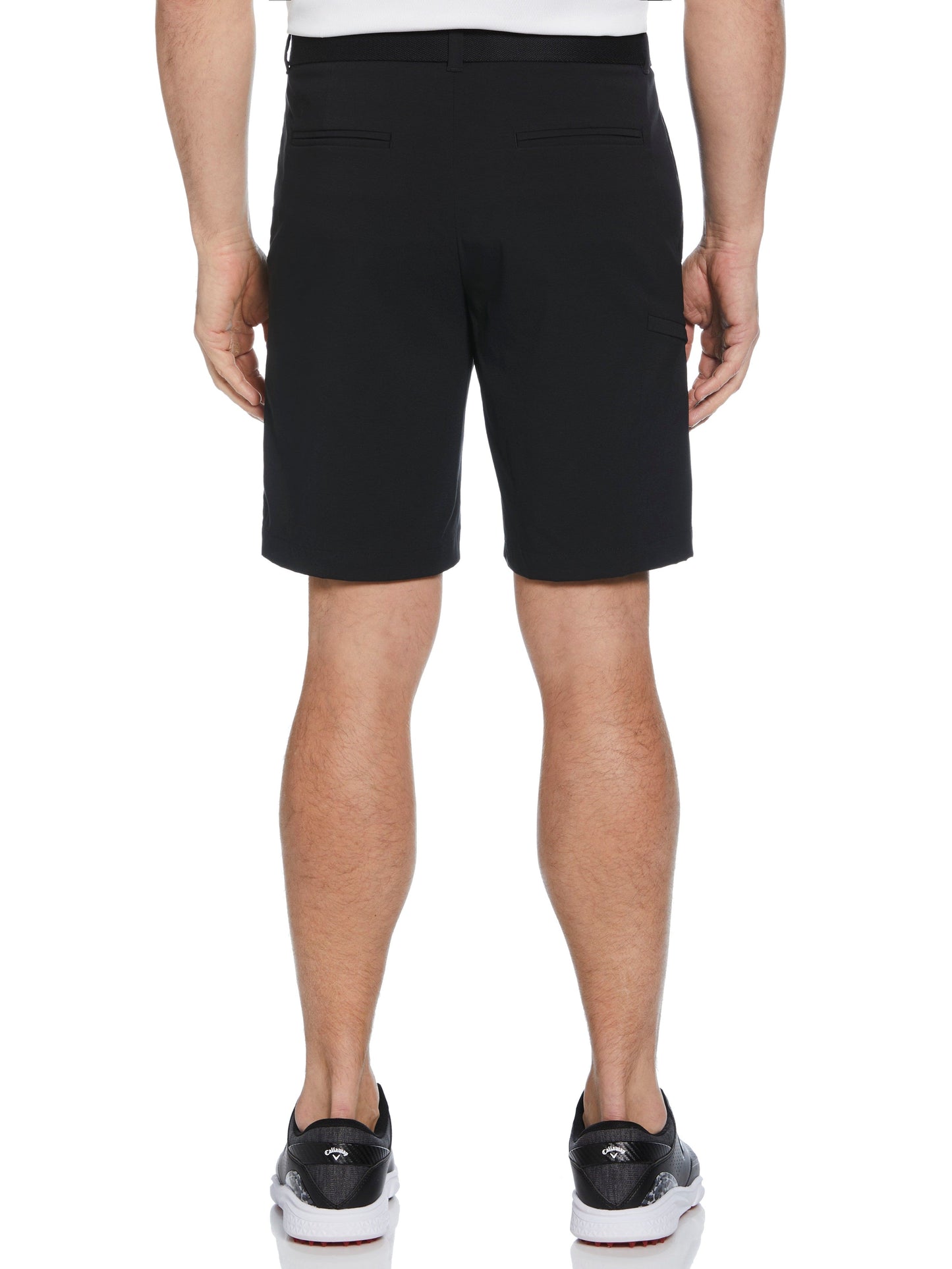 Mens 9" Flat Front Solid Cargo Short