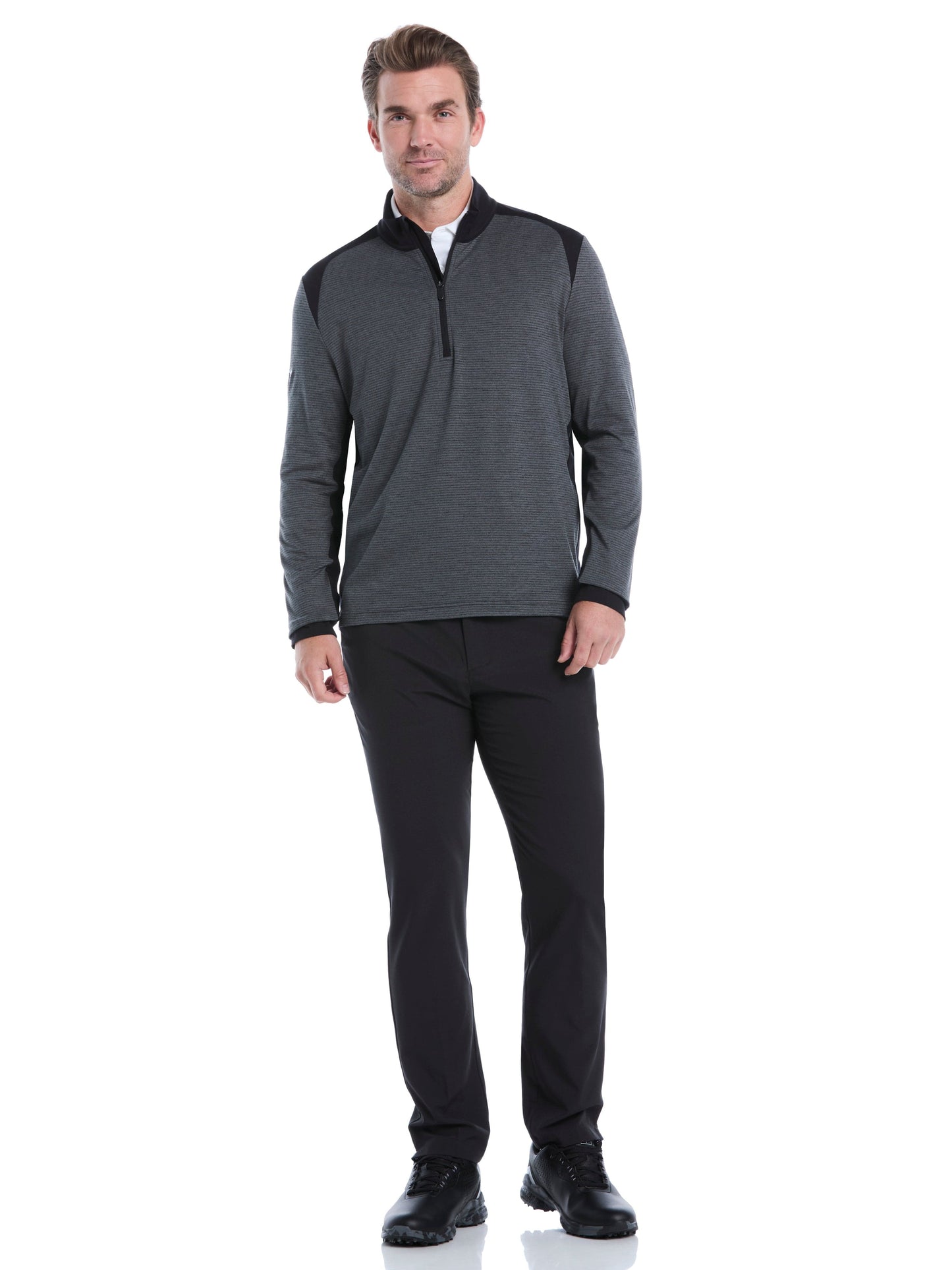 Mens Soft Touch Blocked Golf Base Layer