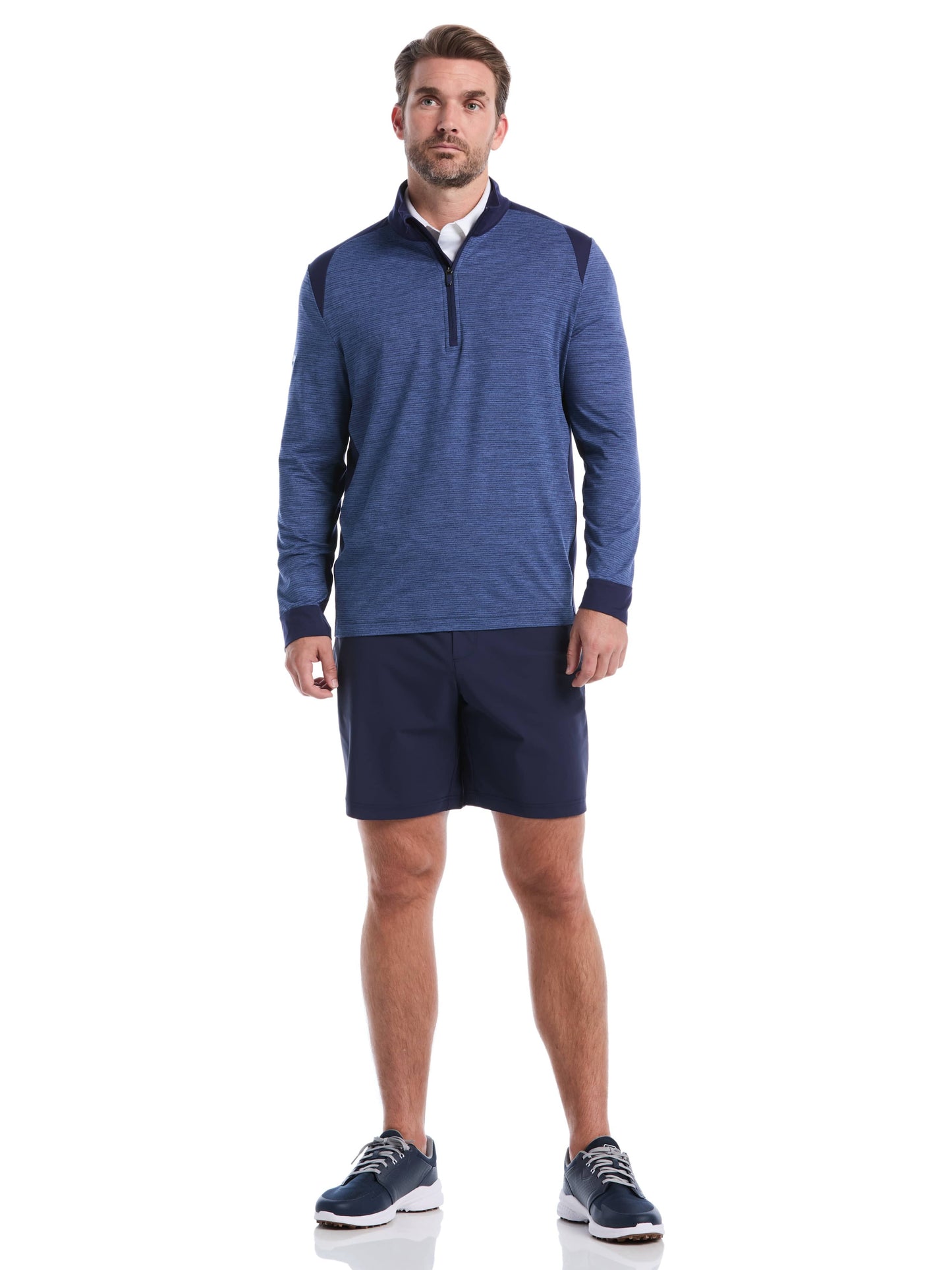 Mens Soft Touch Blocked Golf Base Layer
