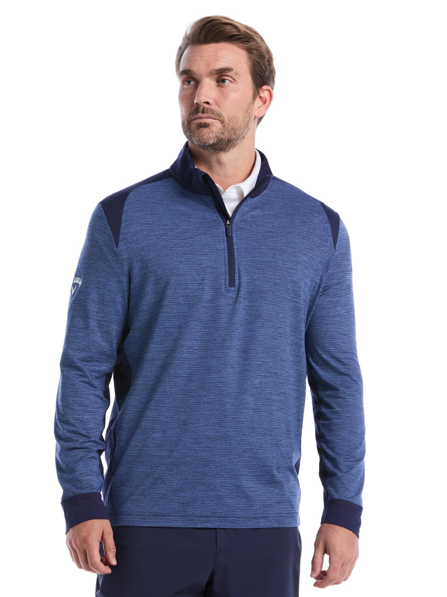 Mens Soft Touch Blocked Golf Base Layer
