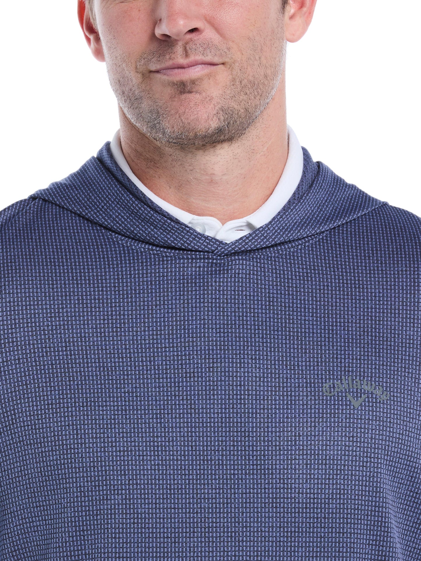 Mens Texture Coastal Hoodie
