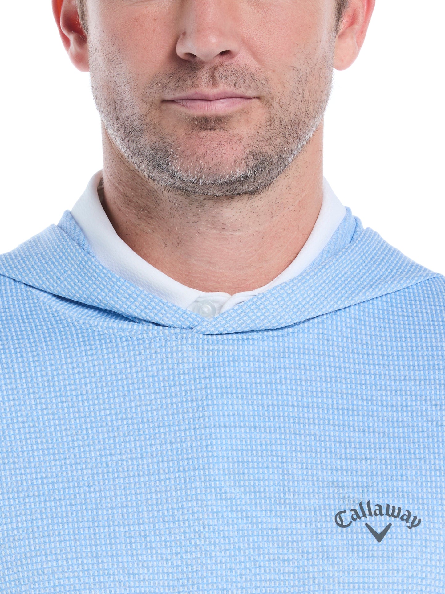 Mens Texture Coastal Hoodie