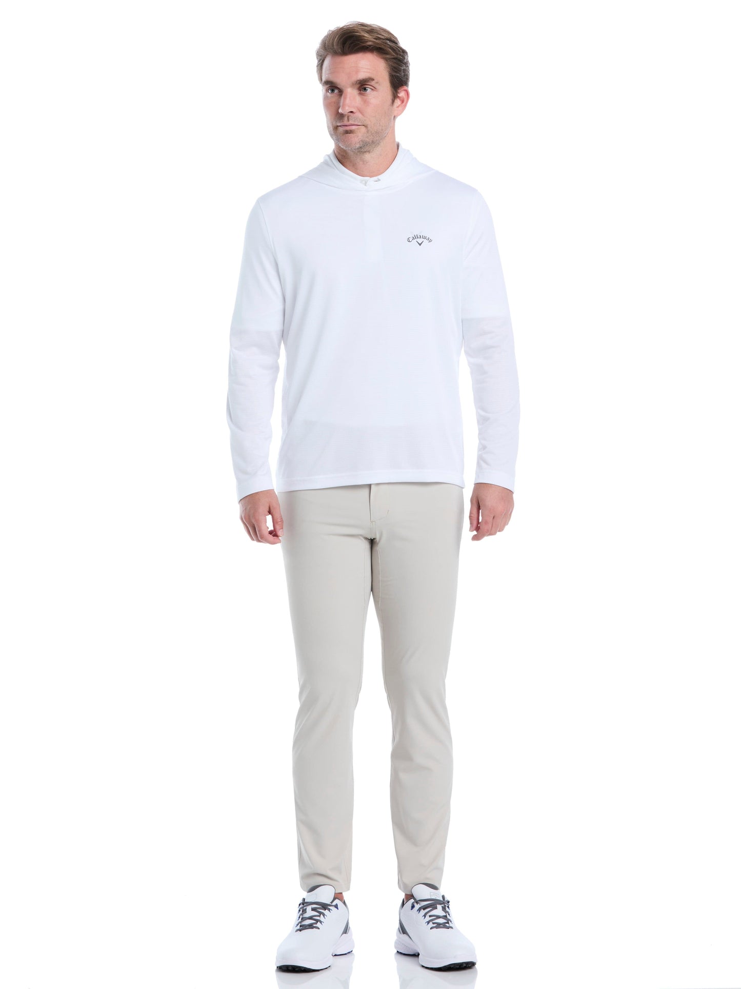 Mens Texture Coastal Hoodie
