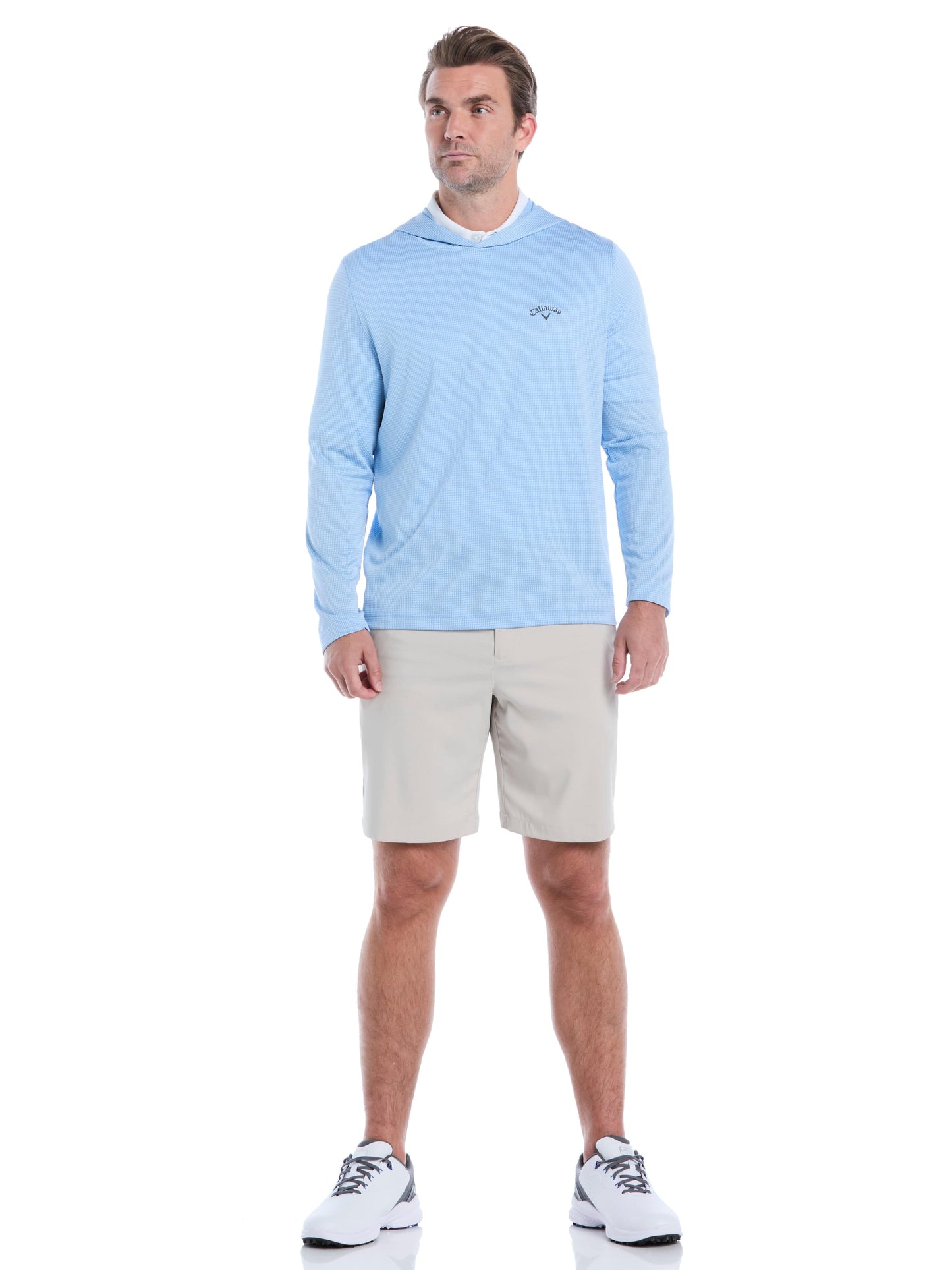 Mens Texture Coastal Hoodie