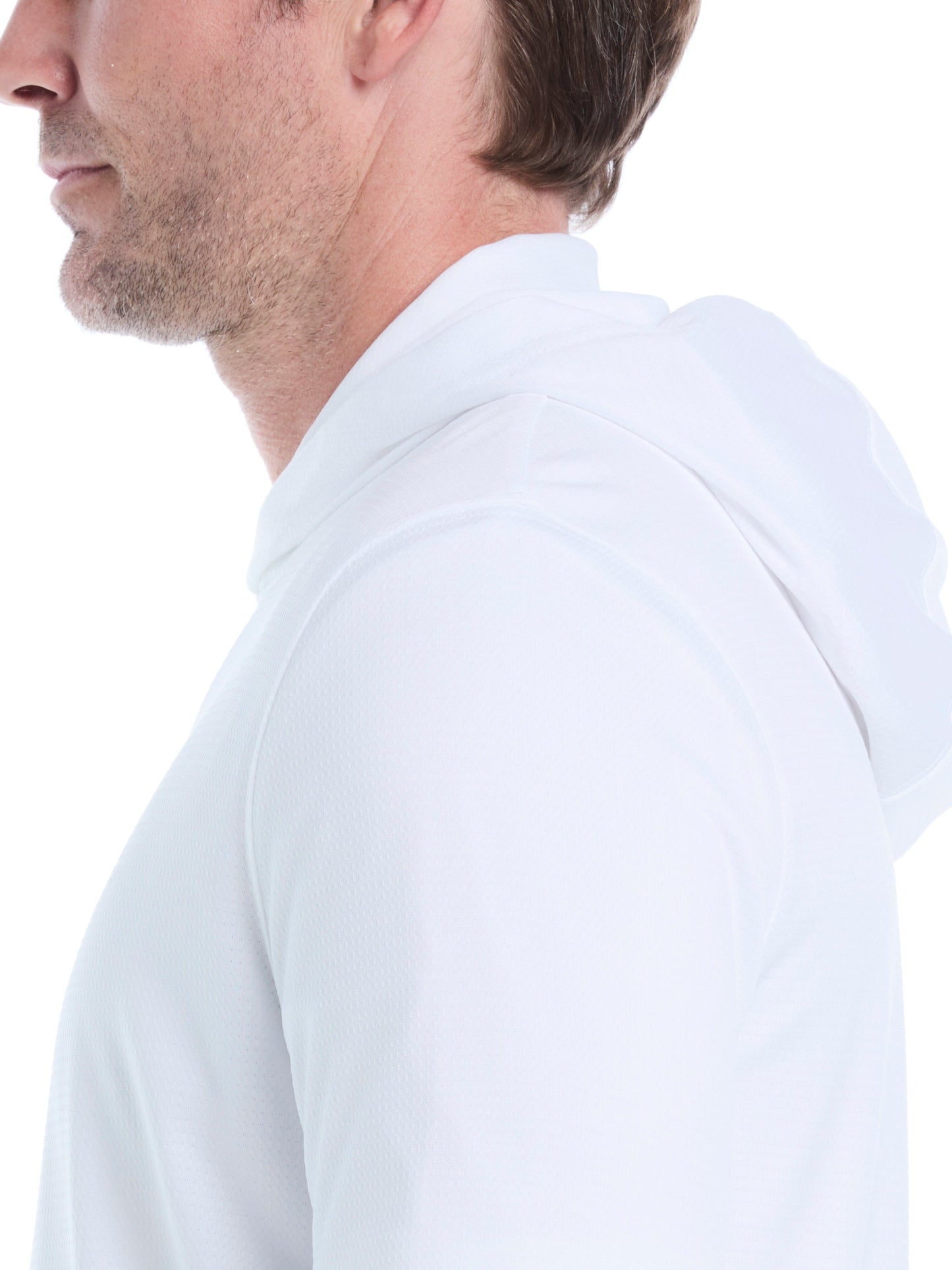 Mens Texture Coastal Hoodie