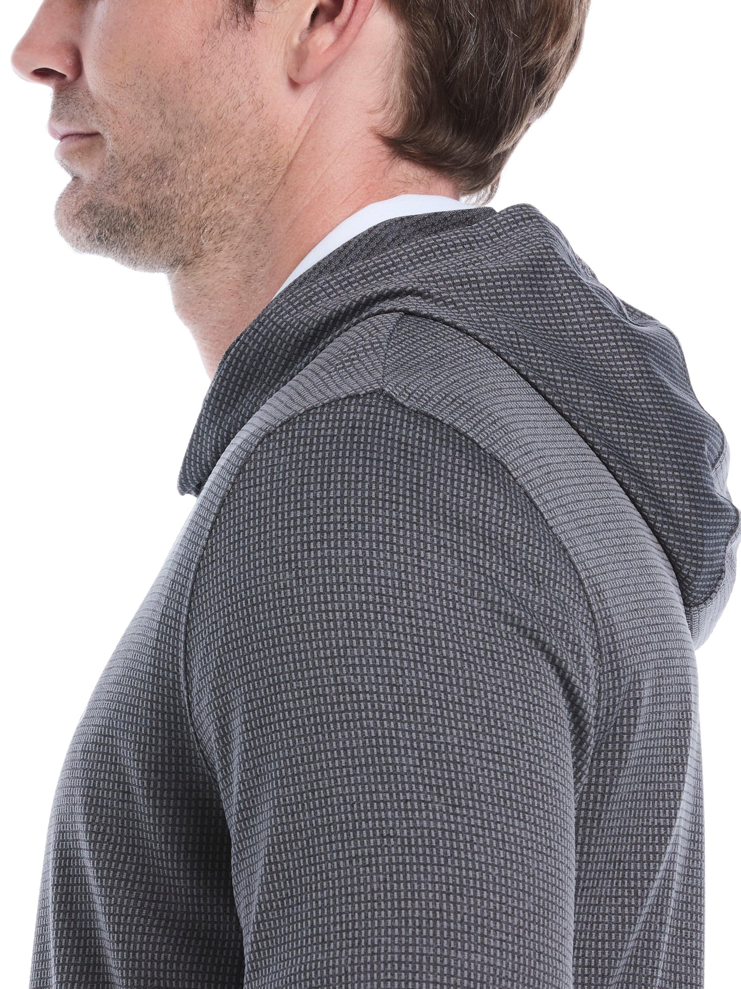 Mens Texture Coastal Hoodie
