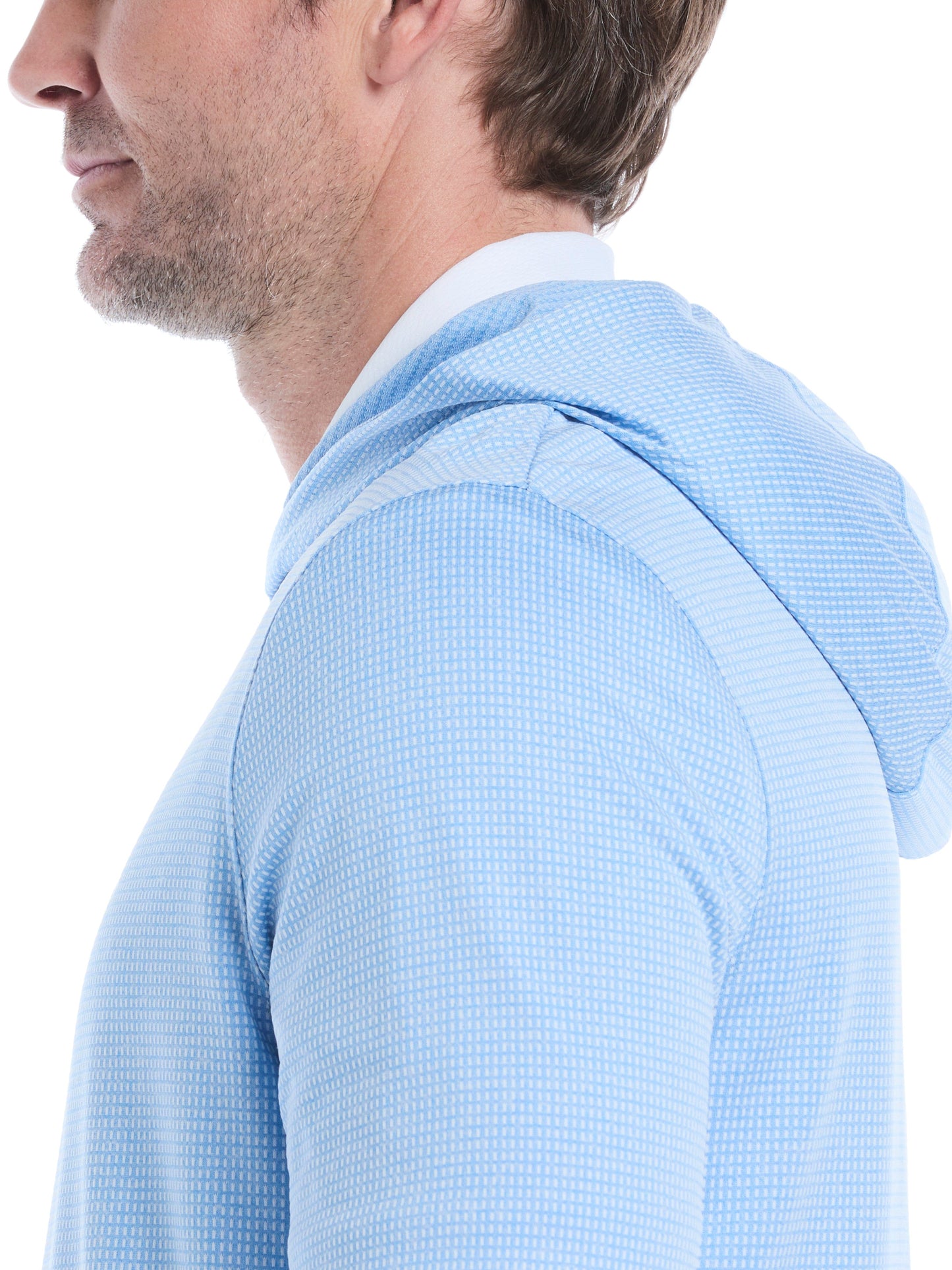 Mens Texture Coastal Hoodie