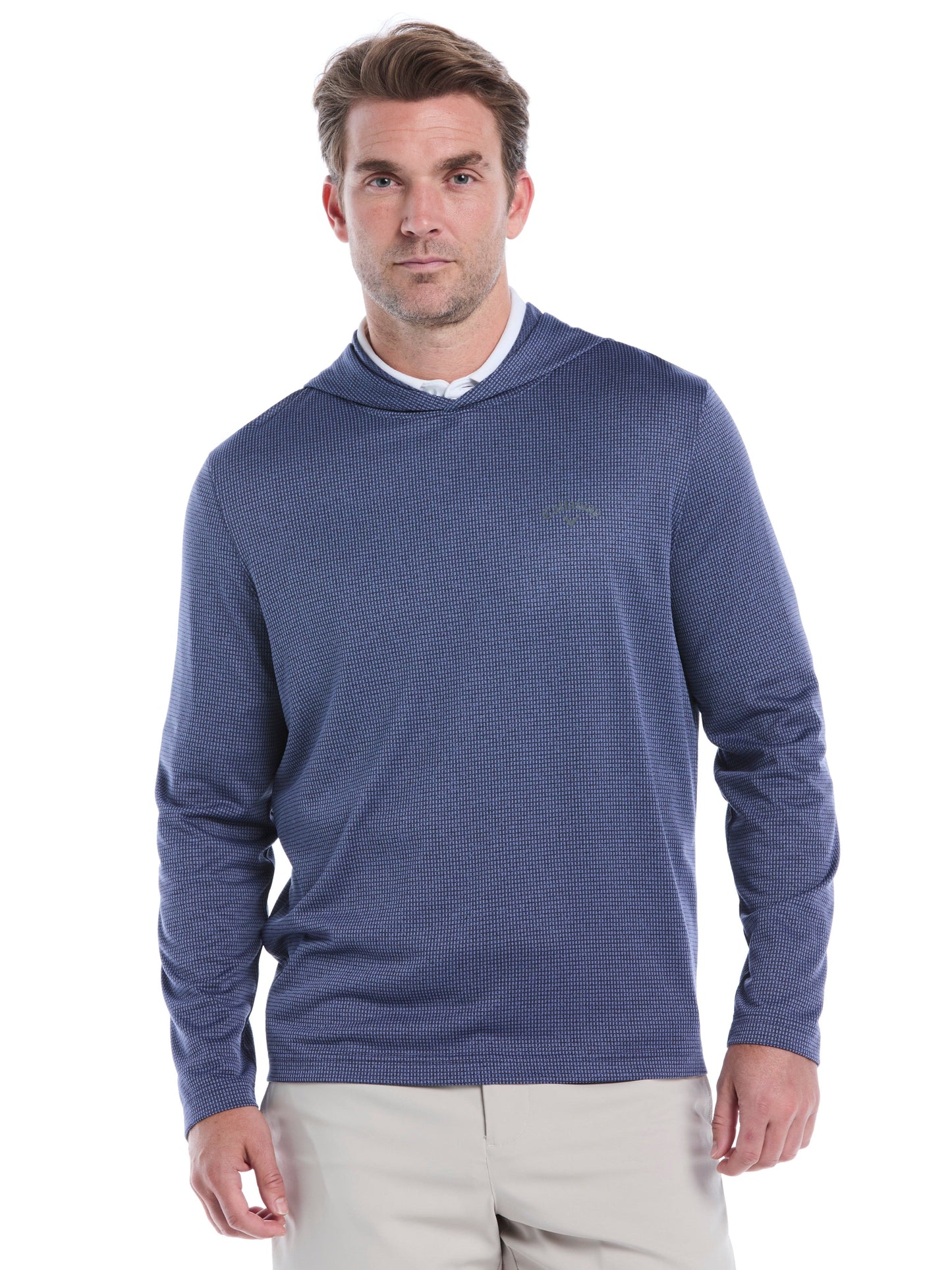 Mens Texture Coastal Hoodie