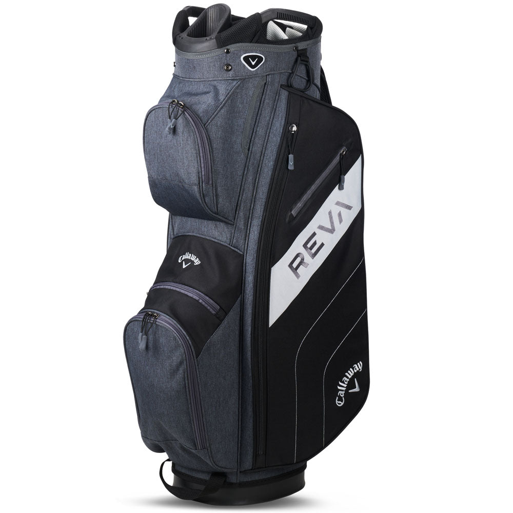 REVA 11-Piece Cart Bag Package Set +0.5" Longer Ladies - Black