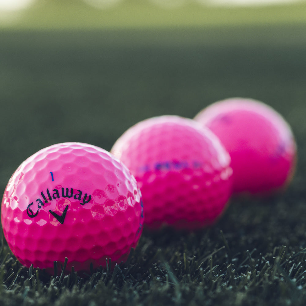 Callaway REVA Ladies Golf Balls: Pink 12-Pack for Distance and Forgiveness
