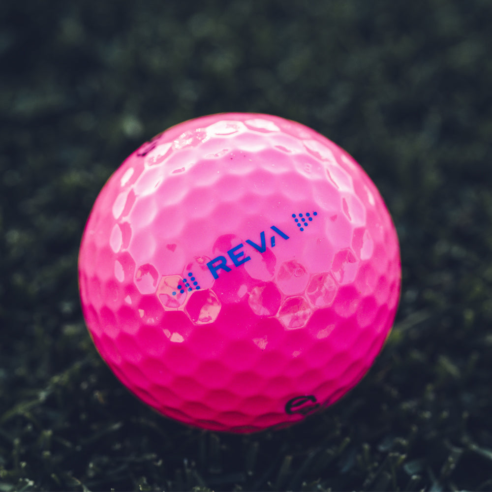 Callaway REVA Ladies Golf Balls: Pink 12-Pack for Distance and Forgiveness
