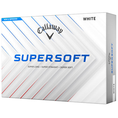 Supersoft Golf Balls - White - 12 Pack