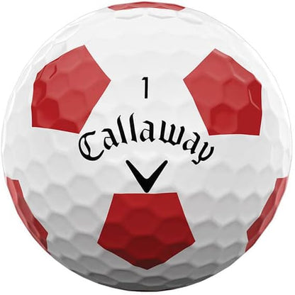 Golf 2022 Chrome Soft Golf Balls (True Track (Red/Blue)